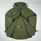 Stone Island - Old Dye Hooded Overshirt Khaki