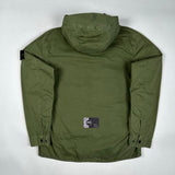 Stone Island - Old Dye Hooded Overshirt Khaki