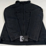 Stone Island - Old Dye Treatment Hooded Overshirt Black