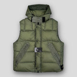 Stone Island - Opaque Nylon Tela Down Gilet Green