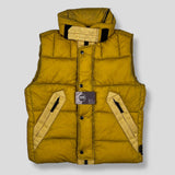 Stone Island - Opaque Nylon Tela Down Gilet Mustard