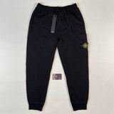 Stone Island - Patch Logo Cargo Joggers Black