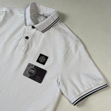 Stone Island - Patch Logo Polo Shirt Slim Fit White
