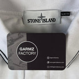 Stone Island - Patch Logo Polo Shirt Slim Fit White