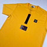 Stone Island - Patch Logo T-Shirt Yellow