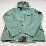 Stone Island - Performance Tela Ripstop Hooded Jacket Green