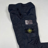 Stone Island - Re Seersucker Nylon Cargo Trousers Navy