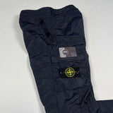 Stone Island - Re Seersucker Nylon Cargo Trousers Navy