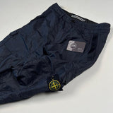 Stone Island - Re Seersucker Nylon Cargo Trousers Navy