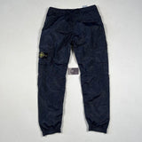 Stone Island - Re Seersucker Nylon Cargo Trousers Navy