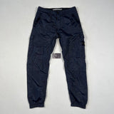 Stone Island - Re Seersucker Nylon Cargo Trousers Navy