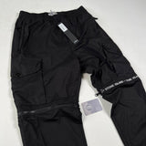 Stone Island - RE-T Convertible Cargo Trousers Black