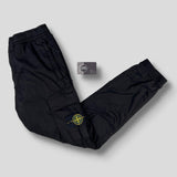 Stone Island - Re-T Cuffed Cargo Trousers Black