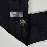 Stone Island - Re-T Cuffed Cargo Trousers Black
