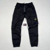 Stone Island - Re-T Cuffed Cargo Trousers Black