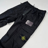 Stone Island - Re-T Cuffed Cargo Trousers Black