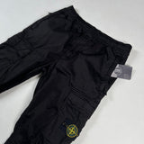 Stone Island - Re-T Cuffed Cargo Trousers Black