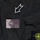 Stone Island - Re-T Cuffed Cargo Trousers Black