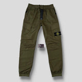 Stone Island - Re-T Cuffed Cargo Trousers Khaki