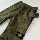 Stone Island - Re-T Cuffed Cargo Trousers Khaki