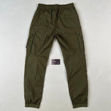 Stone Island - Re-T Cuffed Cargo Trousers Khaki