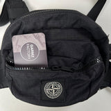 Stone Island - Reflective Weave Ripstop Chest Bag Black
