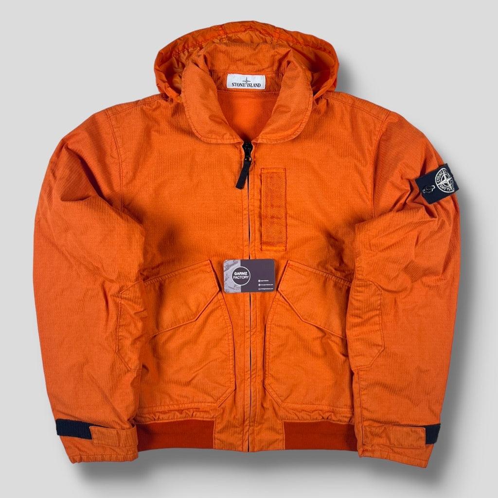 Stone Island Reflective Weave Ripstop Tc Jacket Orange