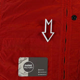 Stone Island - Shadow Project Silon Hooded Jacket Red