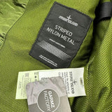 Stone Island - Shadow Project Striped Nylon Metal Jacket Green