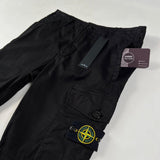 Stone Island - Single Pocket Gabardine Cargo Type SL Black