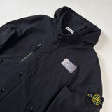 Stone Island - Soft Shell R Hooded Jacket Black