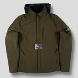 Stone Island - Soft Shell R Hooded Jacket Khaki