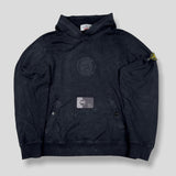 Stone Island - Supreme Dust Treatment Hoodie Black