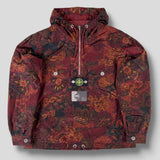 Stone Island - Supreme Nylon Metal 5C Printed 1/4 Zip Jacket Red/Orange