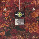 Stone Island - Supreme Nylon Metal 5C Printed 1/4 Zip Jacket Red/Orange