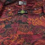 Stone Island - Supreme Nylon Metal 5C Printed 1/4 Zip Jacket Red/Orange