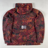 Stone Island - Supreme Nylon Metal 5C Printed 1/4 Zip Jacket Red/Orange
