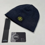Stone Island - Supreme Reflective Beanie Navy