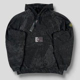 Stone Island - Supreme Spider Print Hooded Sweatshirt Black