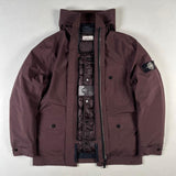 Stone Island - Tank Shield Featuring Multi Layer Technology Burgundy