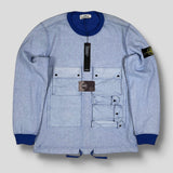 Stone Island - Tela Plated Chalk Pocket Sweater Blue