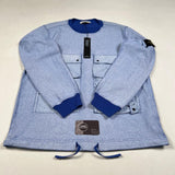 Stone Island - Tela Plated Chalk Pocket Sweater Blue