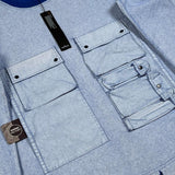 Stone Island - Tela Plated Chalk Pocket Sweater Blue