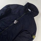 Stone Island - Tela Smerigliata Hooded Shirt Jacket Navy