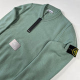 Stone Island - V-Neck Knit Wool Jumper Green