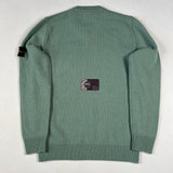 Stone Island - V-Neck Knit Wool Jumper Green