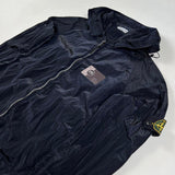 Stone Island - Vintage Nylon Metal Hooded Jacket Navy