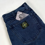 Stone Island - Vintage Stitched Badge Jeans Blue