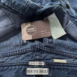 Stone Island - Vintage Stitched Badge Jeans Blue