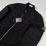 Stone Island - Washed Canvas Overshirt Black